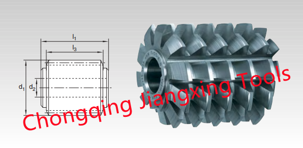 HSS gear hob cutter with relief ground DIN 8002 B